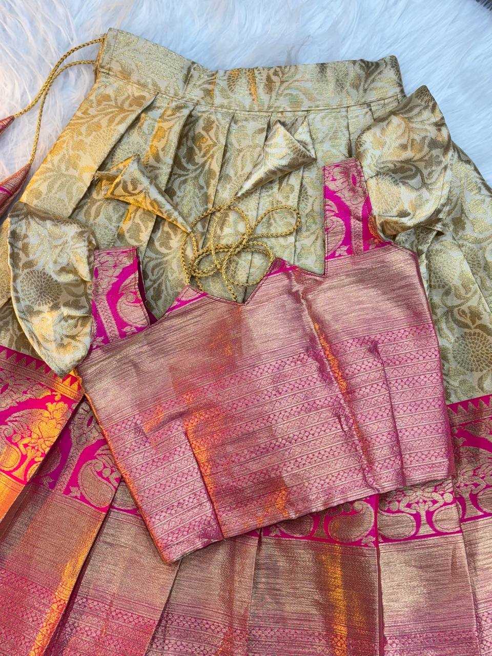 Ynf Soft Silk KESH709 21 Kids Wear Wholesale Kids Lehenga Kids Co-ord Set Kids Lehenga Choli Manufacturer- Kids Exports