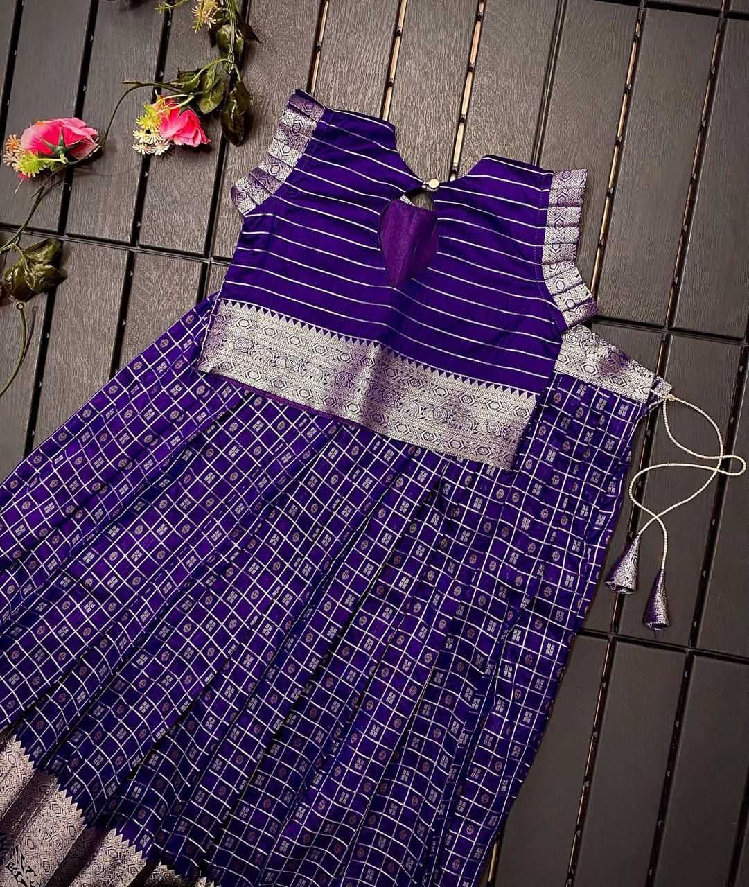 Ynf Soft Silk RIN235 kanchipuram Kids Wear Wholesale Kids Lehenga Kids Ethnic Wear Baby Girl Lehenga Manufacturer- Kids Exports