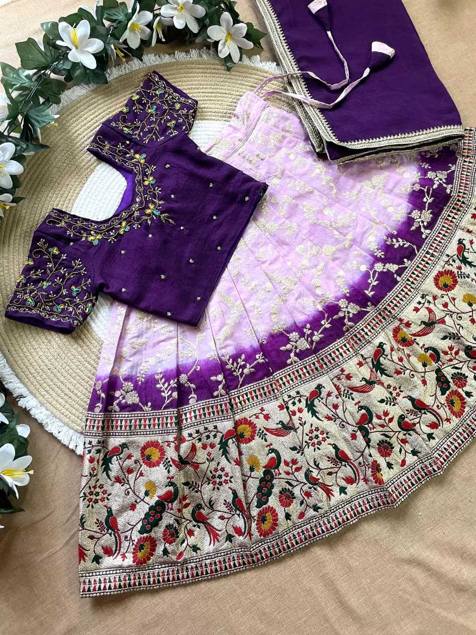 Ynf Vichitra Silk KESH505 Madhuri Kids Wear Wholesale Kids Traditional Outfits Kids Lehenga Choli Kids Wedding Outfits Manufacturer- Kids Exports