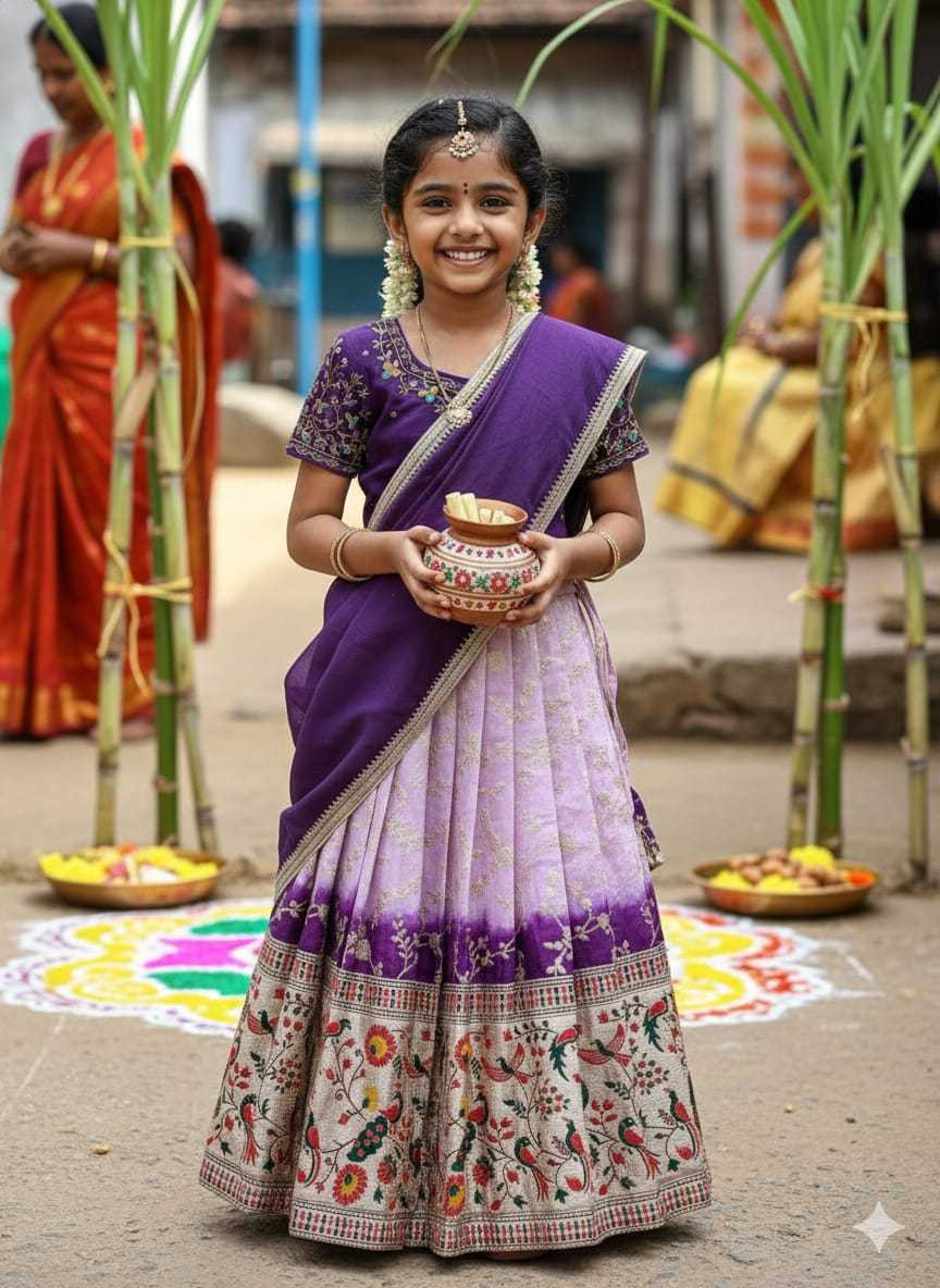Ynf Vichitra Silk KESH505 Madhuri Kids Wear Wholesale Kids Traditional Outfits Kids Lehenga Choli Kids Wedding Outfits Manufacturer- Kids Exports