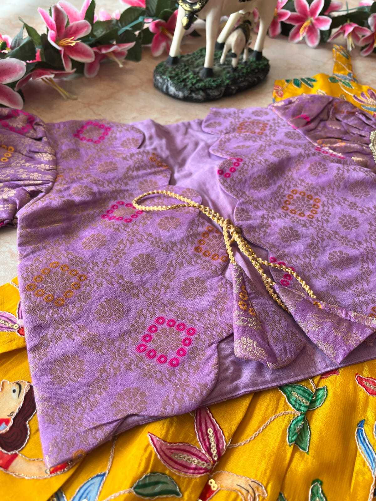 Ynf Viscose RIN235 pranil Kids Wear Wholesale Kids Gown Kids Ethnic Gowns Kids Wedding Outfits Manufacturer- Kids Exports