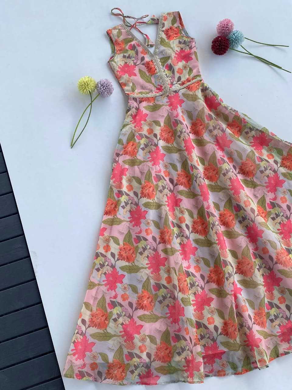 Ynf Chanderi Soft KESH249 K-2077 Kids Wear Festive Collections Wholesale Kids Gown Kids Ethnic Gowns Kids Festive Wear Manufacturer- Kids Exports