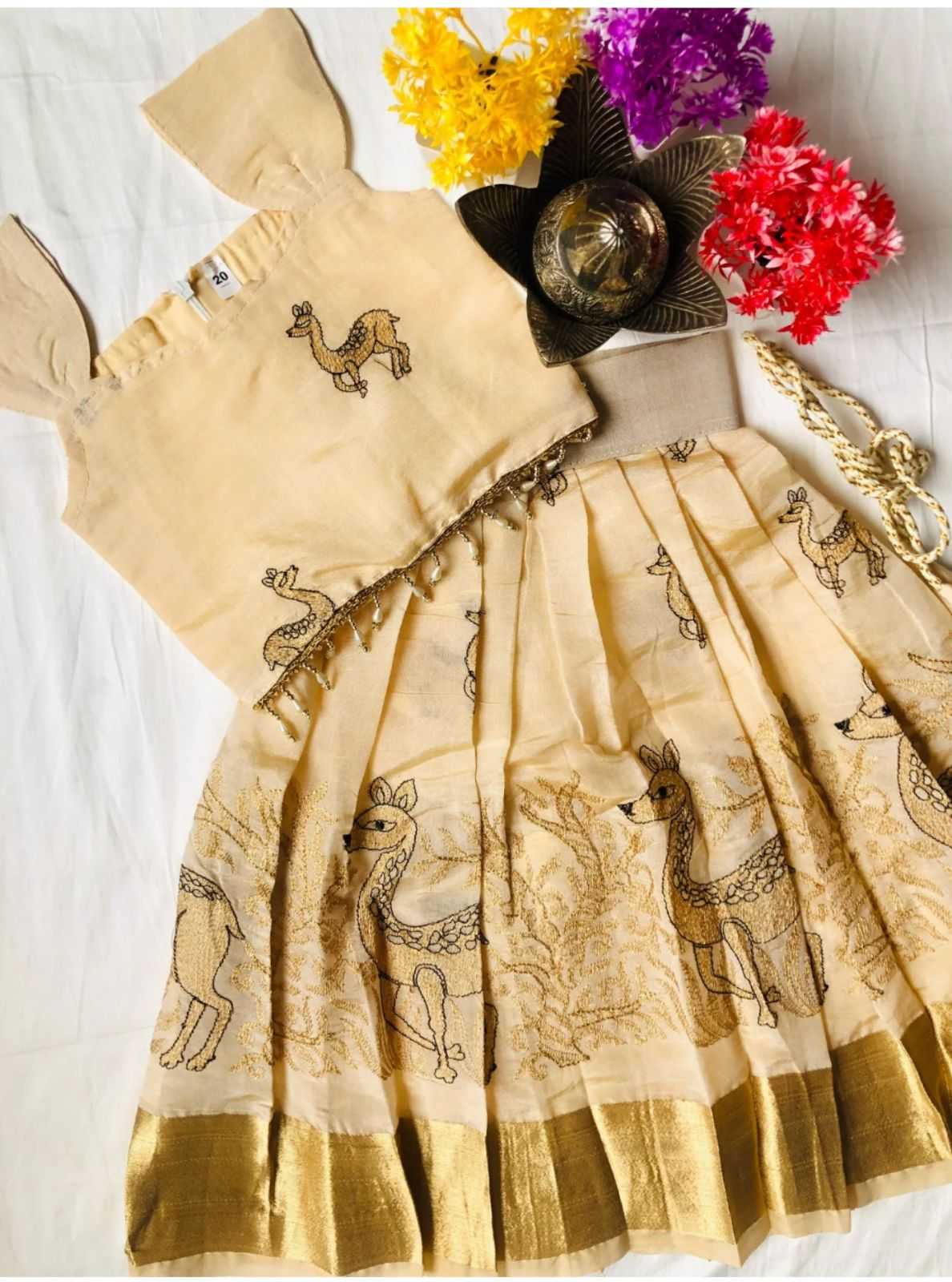 Ynf Chinon RIN235 CRUSH Kids Wear Festive Collections Wholesale Kids Lehenga Kids Lehenga Choli Baby Girl Lehenga Manufacturer- Kids Exports