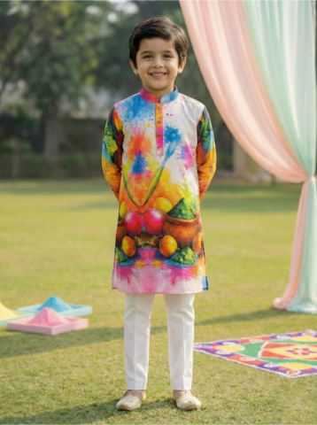Ynf Cotton RIN223 Boys Kurta Pajama Kids Wear Wholesale Boys Kurta Pyjama Kids Traditional Outfits Kids Kurta Pajama Manufacturer- Kids Exports