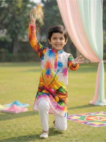 Ynf Cotton RIN223 Boys Kurta Pajama Kids Wear Wholesale Boys Kurta Pyjama Kids Traditional Outfits Kids Kurta Pajama Manufacturer- Kids Exports