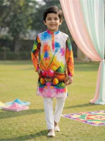 Ynf Cotton RIN223 Boys Kurta Pajama Kids Wear Wholesale Boys Kurta Pyjama Kids Traditional Outfits Kids Kurta Pajama Manufacturer- Kids Exports