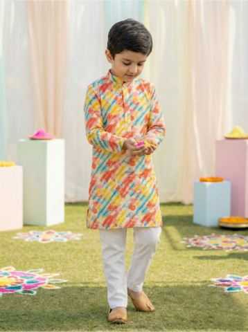 Ynf Cotton RIN223 Boys Kurta Pajama Kids Wear Wholesale Boys Kurta Pyjama Kids Traditional Outfits Kids Kurta Pajama Manufacturer- Kids Exports