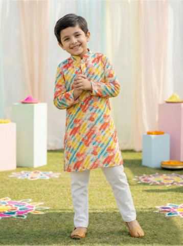 Ynf Cotton RIN223 Boys Kurta Pajama Kids Wear Wholesale Boys Kurta Pyjama Kids Traditional Outfits Kids Kurta Pajama Manufacturer- Kids Exports