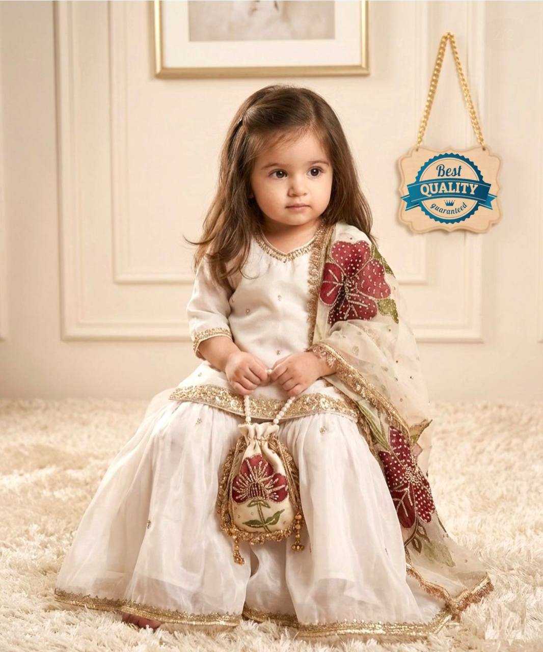 Ynf Fancy KESH415 241 Kids Wear Wholesale Kids Sharara Kids Ethnic Wear Kids Traditional Outfits Manufacturer- Kids Exports