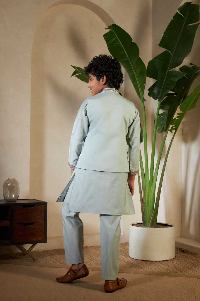 Ynf Fancy KESH481 CLLEORA Viraasat 91051 Kids Wear Wholesale Kids Kurta Pajama Kids Festive Wear Kids Wedding Outfits Manufacturer- Kids Exports