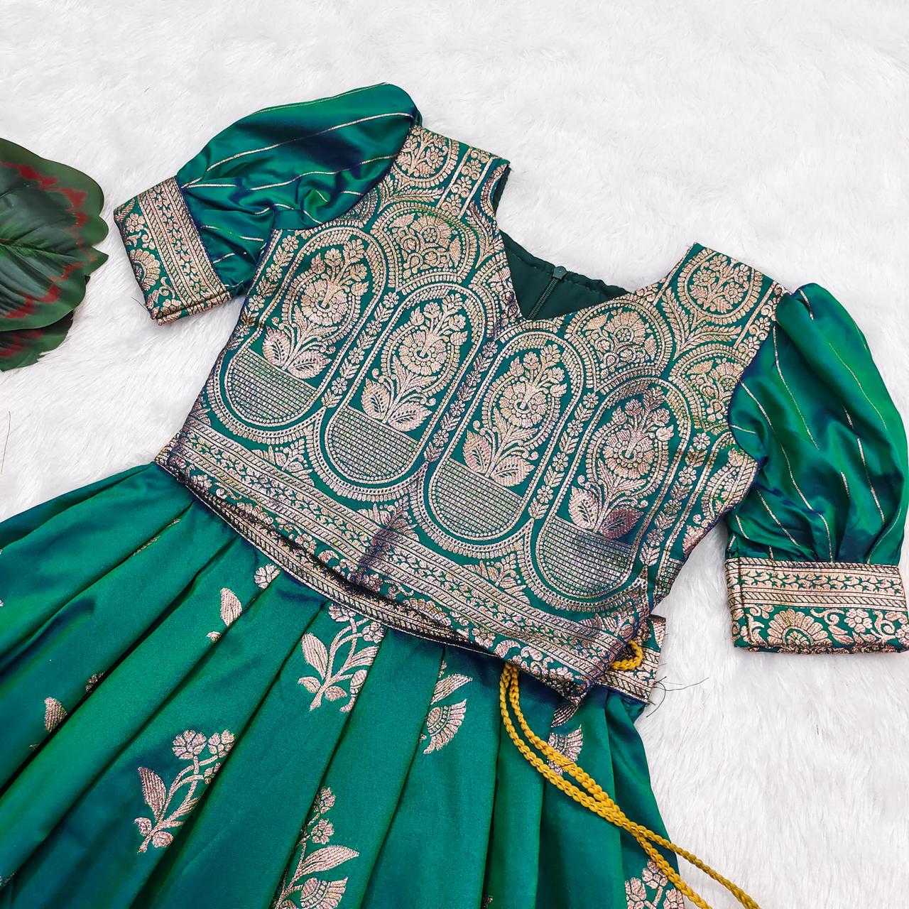 Ynf Fancy RIN235 canvas Kids Wear Wholesale Kids Lehenga Kids Festive Wear Kids Party Wear Ethnic Manufacturer- Kids Exports