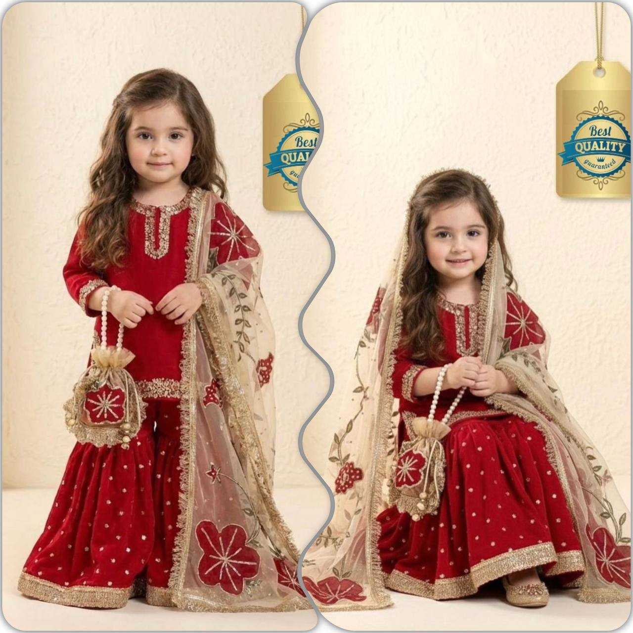 Ynf FENDY Silk KESH415 240 Kids Wear Wholesale Kids Ethnic Wear Kids Traditional Outfits Kids Wedding Outfits Manufacturer- Kids Exports