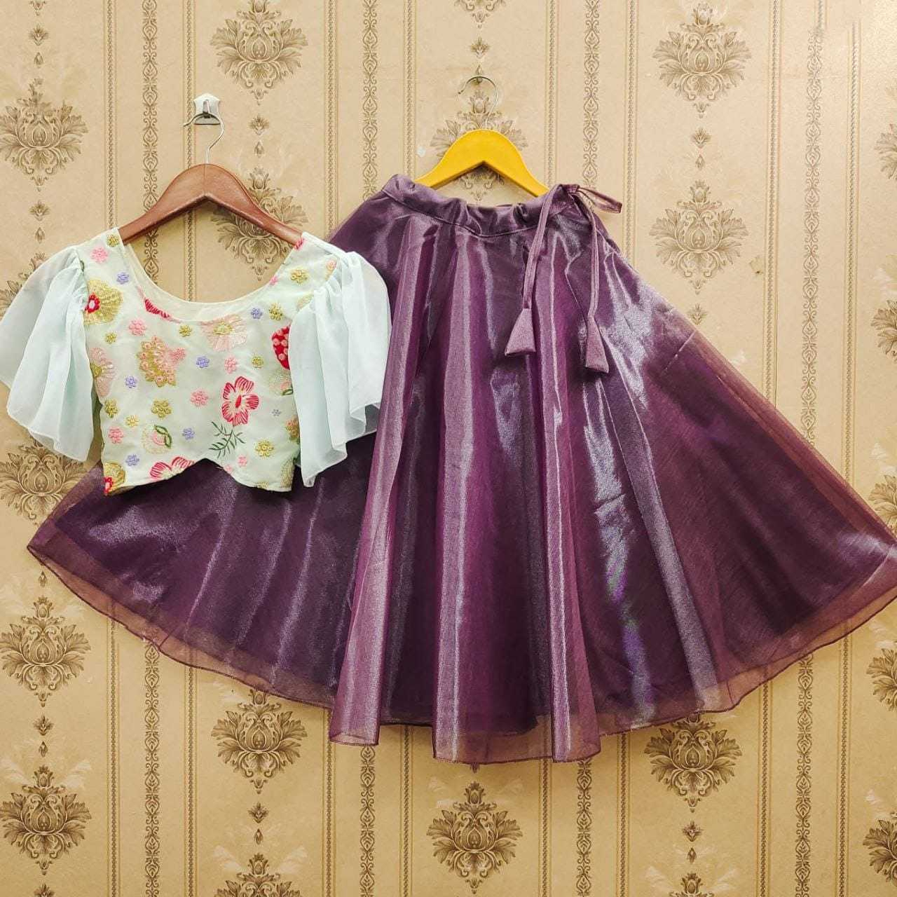 Ynf Georgette RIN235 Most Kids Wear Wholesale Kids Lehenga Kids Designer Frock Kids Party Wear Ethnic Manufacturer- Kids Exports