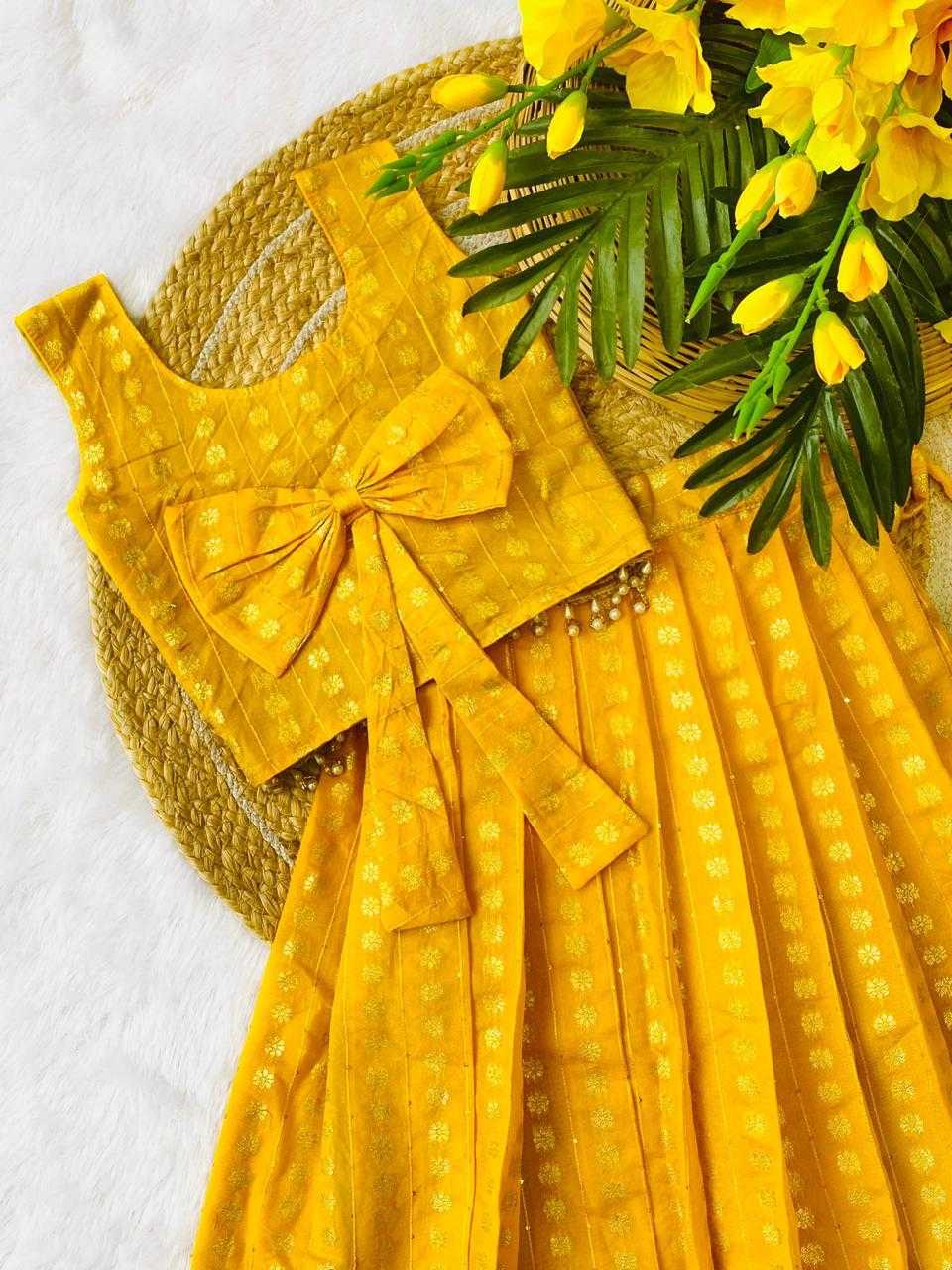 Ynf Heavy Silk KESH503 8173 Kids Wear Festive Collections Wholesale Kids Lehenga Kids Lehenga Choli Kids Festive Wear Manufacturer- Kids Exports