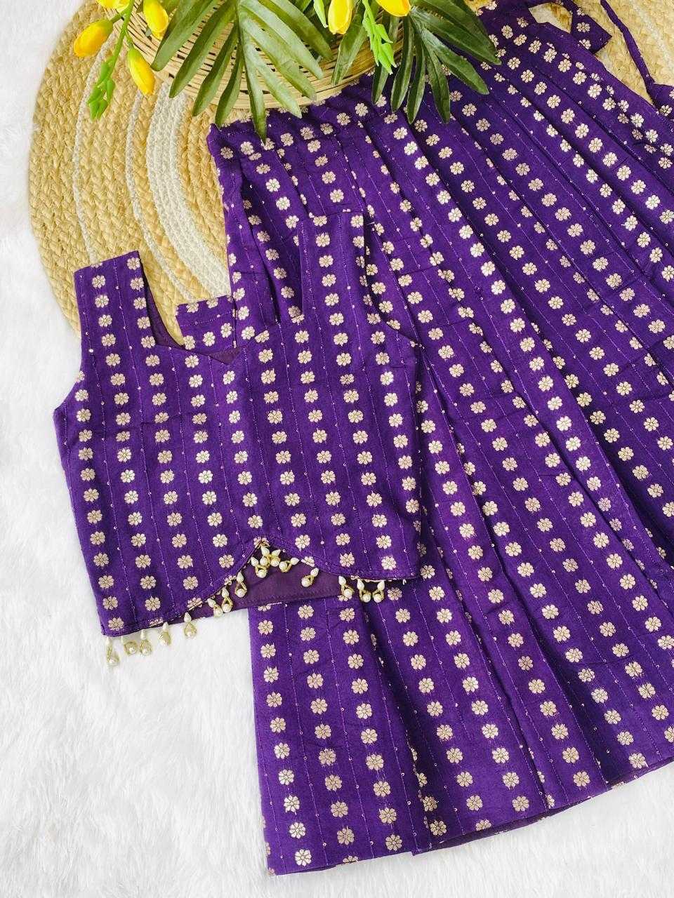 Ynf Heavy Silk KESH503 8173 Kids Wear Festive Collections Wholesale Kids Lehenga Kids Lehenga Choli Kids Festive Wear Manufacturer- Kids Exports