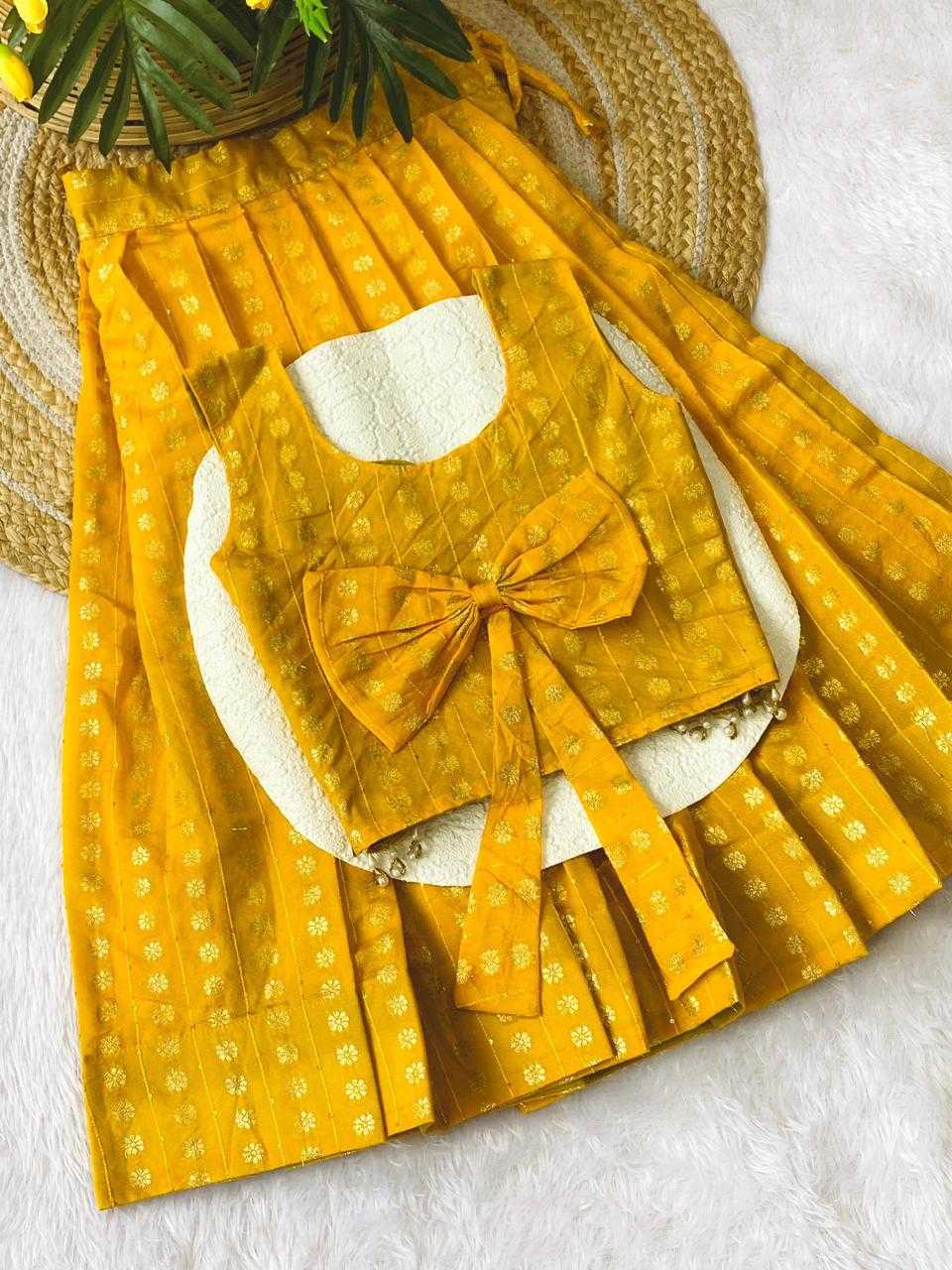 Ynf Heavy Silk KESH503 8173 Kids Wear Festive Collections Wholesale Kids Lehenga Kids Lehenga Choli Kids Festive Wear Manufacturer- Kids Exports