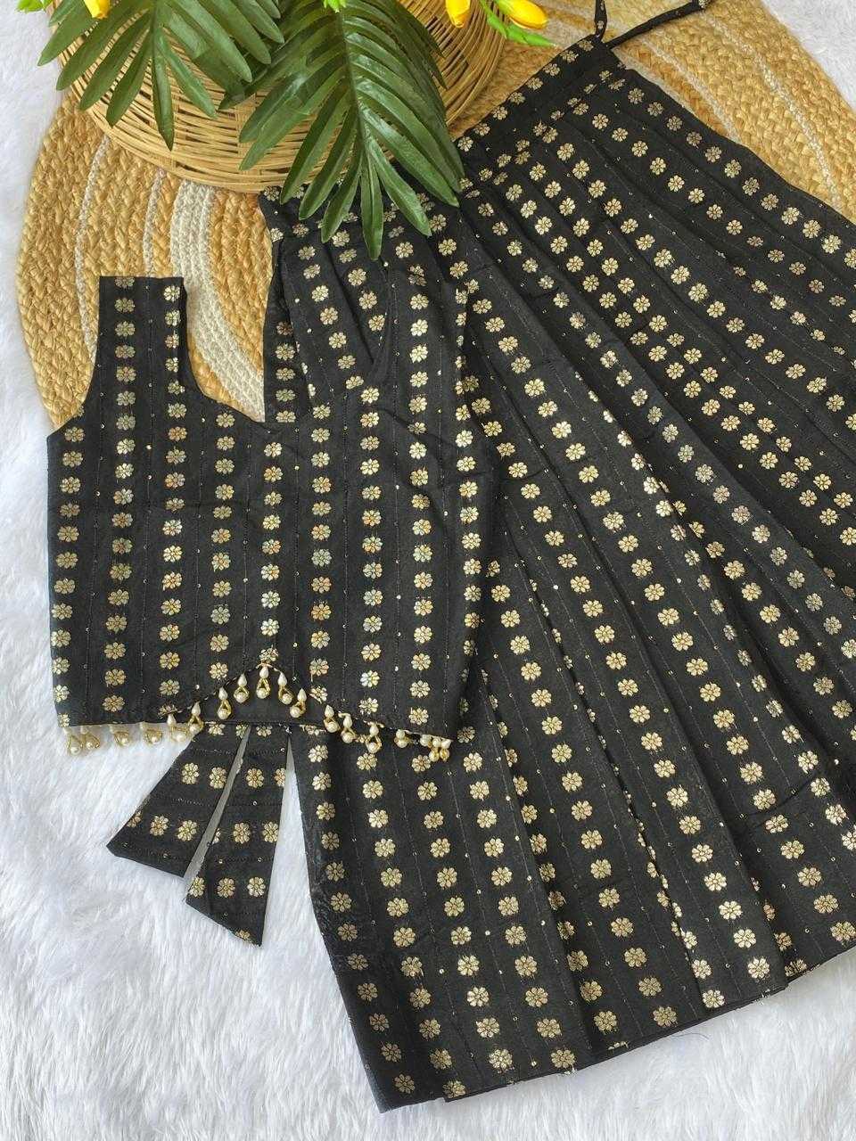 Ynf Heavy Silk KESH503 8173 Kids Wear Festive Collections Wholesale Kids Lehenga Kids Lehenga Choli Kids Festive Wear Manufacturer- Kids Exports