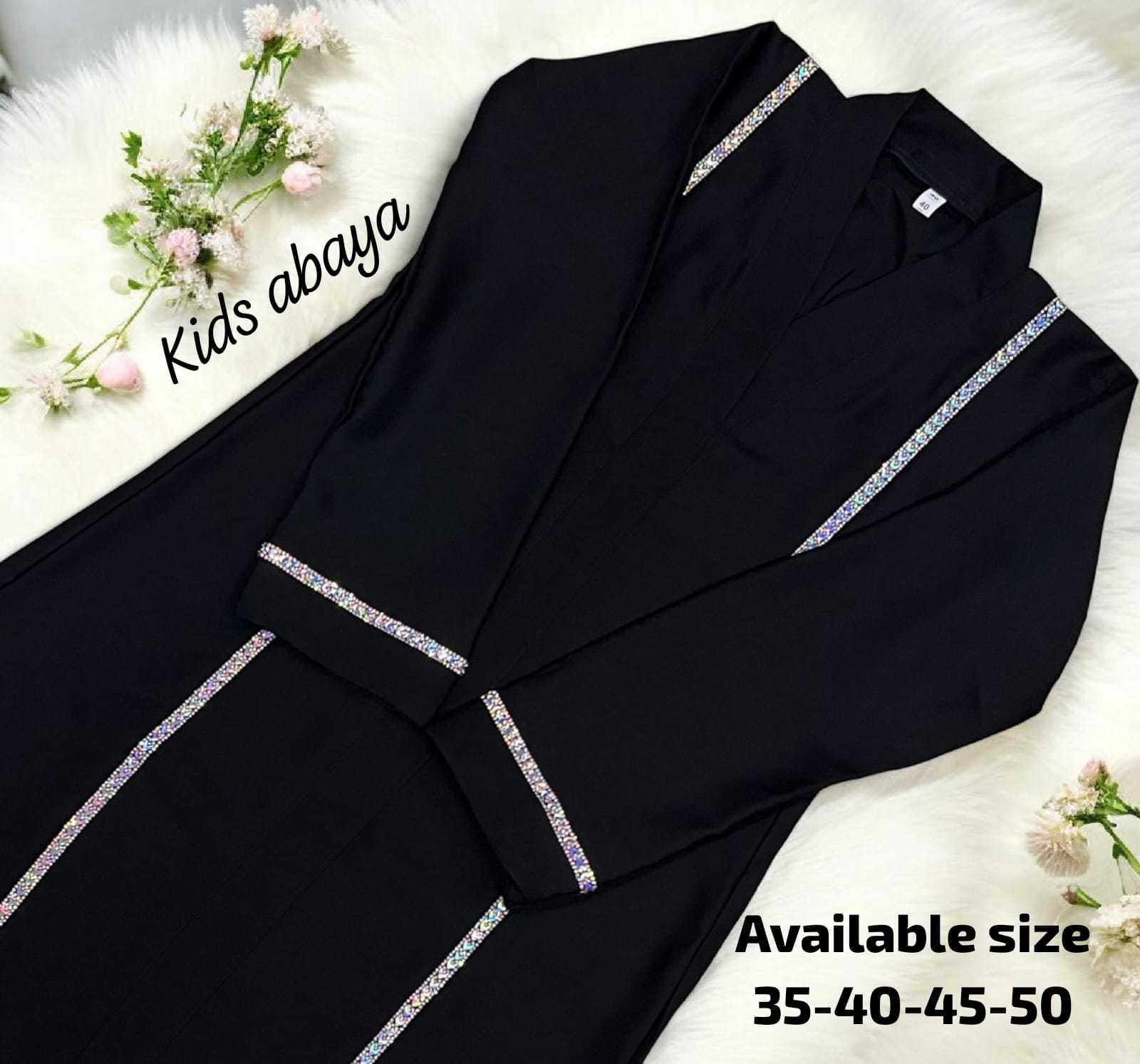 Ynf Imported KESH557 qua Kids Wear Islamic Clothing Wholesale Abaya Hijab Manufacturer- Kids Exports