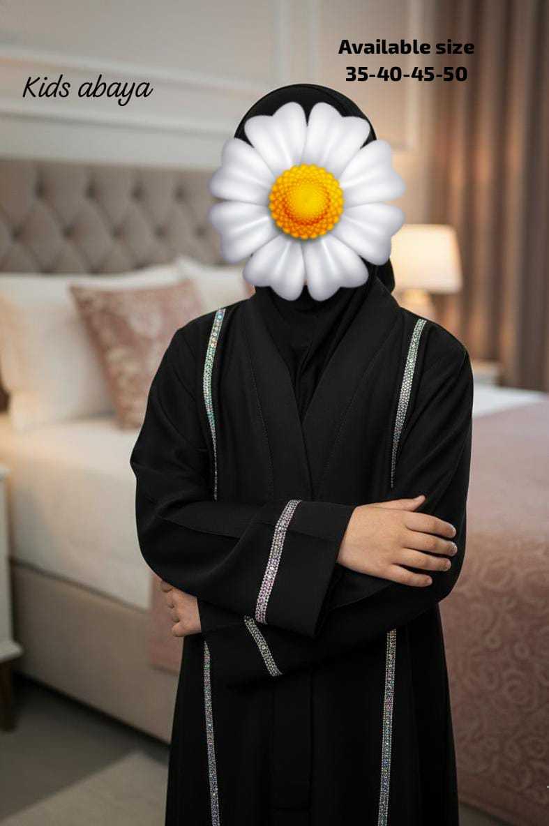 Ynf Imported KESH557 qua Kids Wear Islamic Clothing Wholesale Abaya Hijab Manufacturer- Kids Exports
