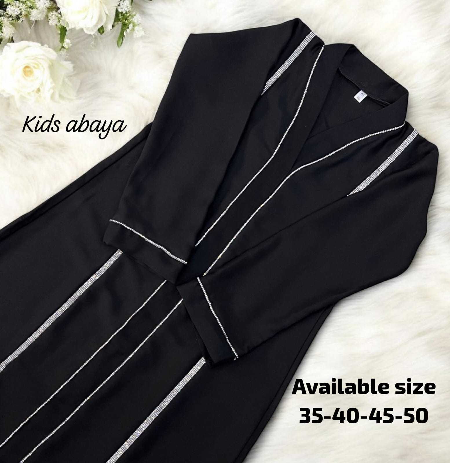 Ynf Imported KESH557 QUEEN Kids Wear Islamic Clothing Wholesale Abaya Burkha Manufacturer- Kids Exports