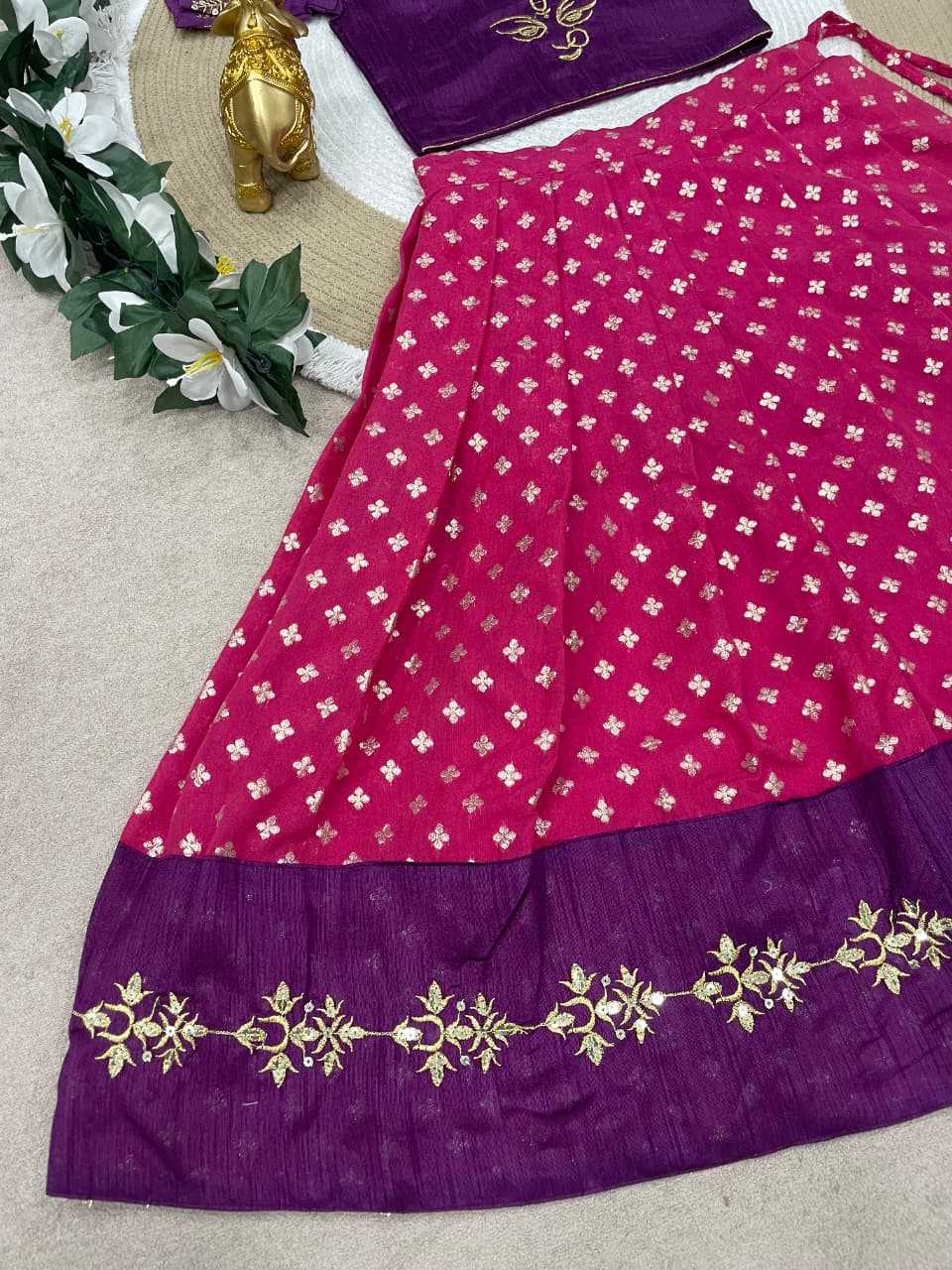 Ynf Silk KESH505 MAAMATA Kids Wear Wholesale Kids Lehenga Kids Lehenga Choli Baby Girl Lehenga Manufacturer- Kids Exports