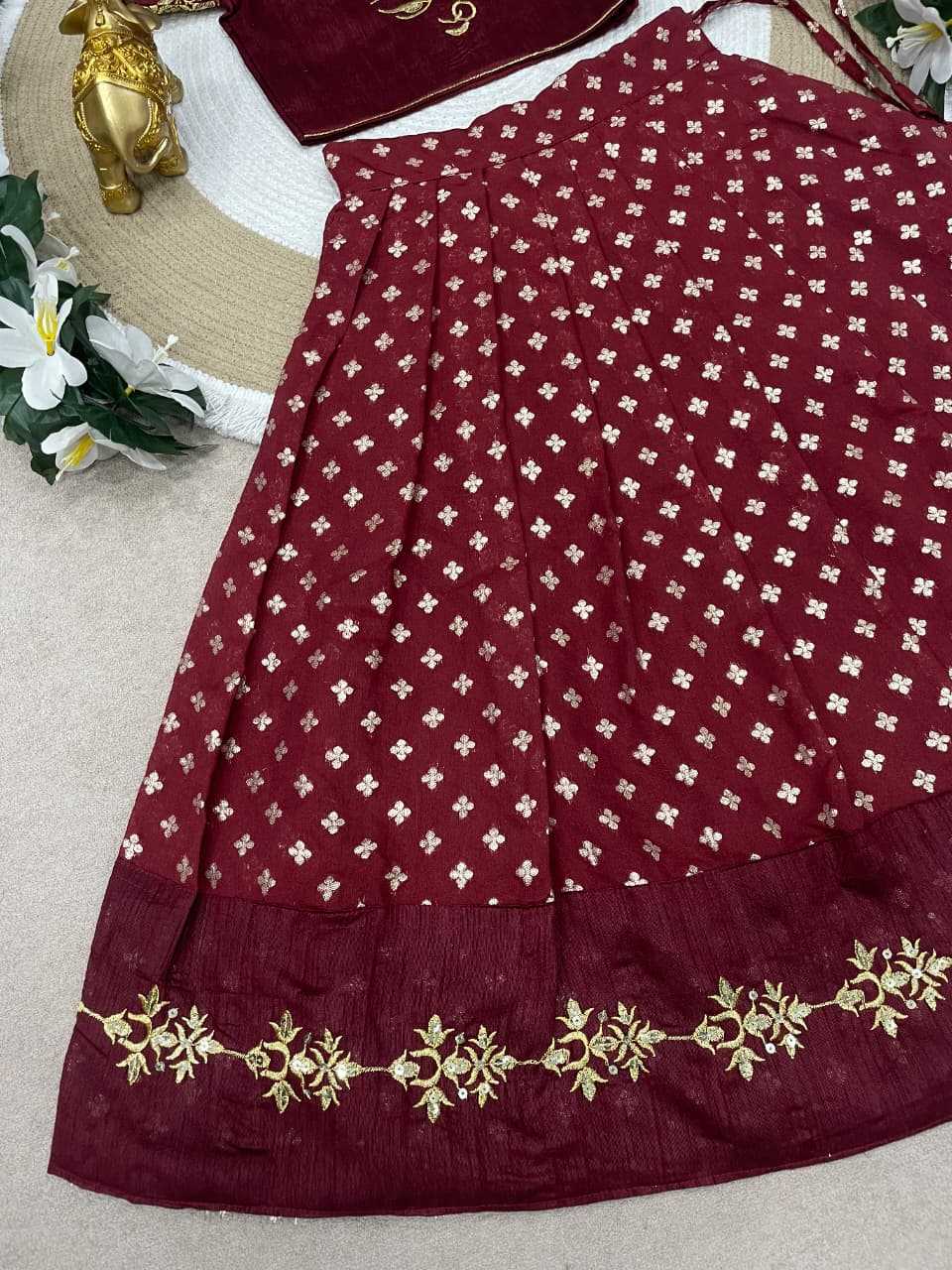 Ynf Silk KESH505 MAAMATA Kids Wear Wholesale Kids Lehenga Kids Lehenga Choli Baby Girl Lehenga Manufacturer- Kids Exports