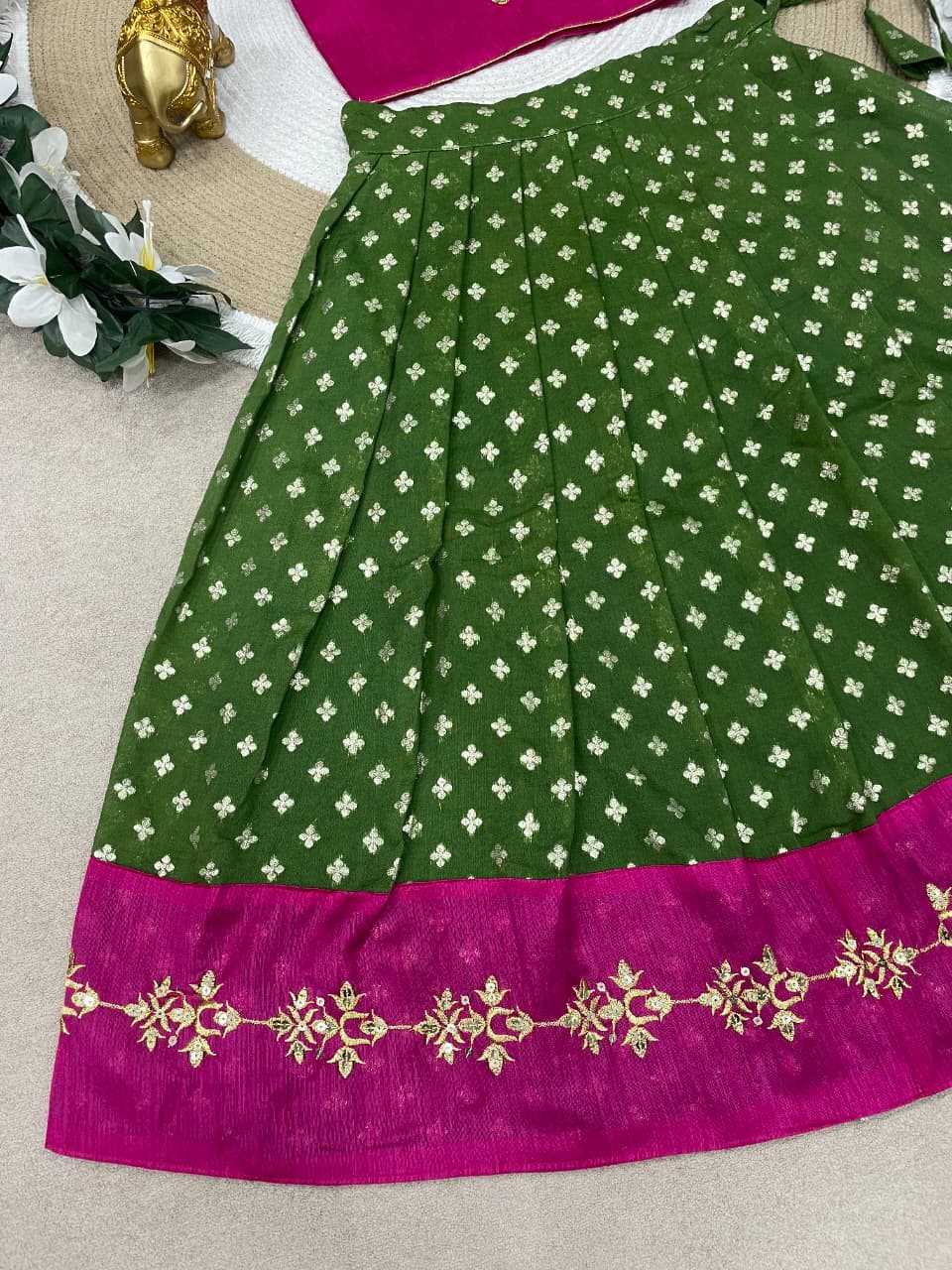 Ynf Silk KESH505 MAAMATA Kids Wear Wholesale Kids Lehenga Kids Lehenga Choli Baby Girl Lehenga Manufacturer- Kids Exports