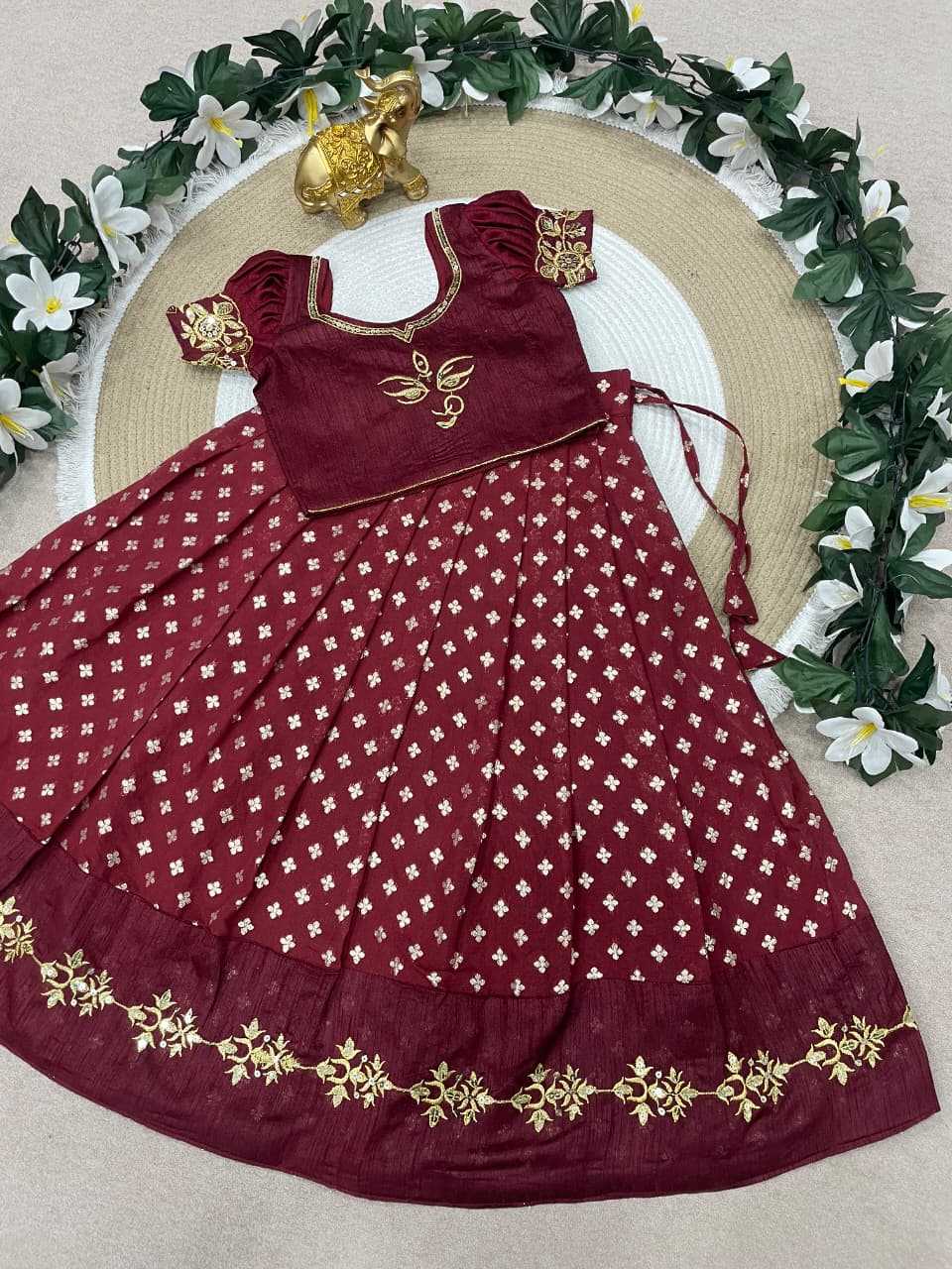 Ynf Silk KESH505 MAAMATA Kids Wear Wholesale Kids Lehenga Kids Lehenga Choli Baby Girl Lehenga Manufacturer- Kids Exports