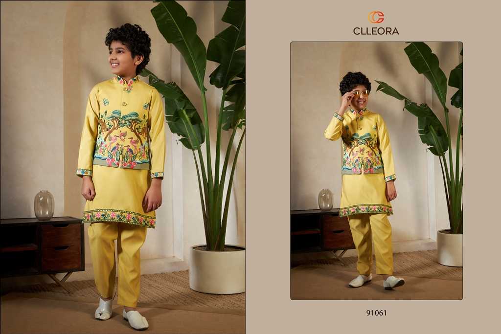 Ynf Silk Viscose KESH481 CLLEORA ROYAL 91061 Kids Wear Wholesale Kids Traditional Outfits Kids Kurta Pajama Kids Festive Wear Manufacturer- Kids Exports