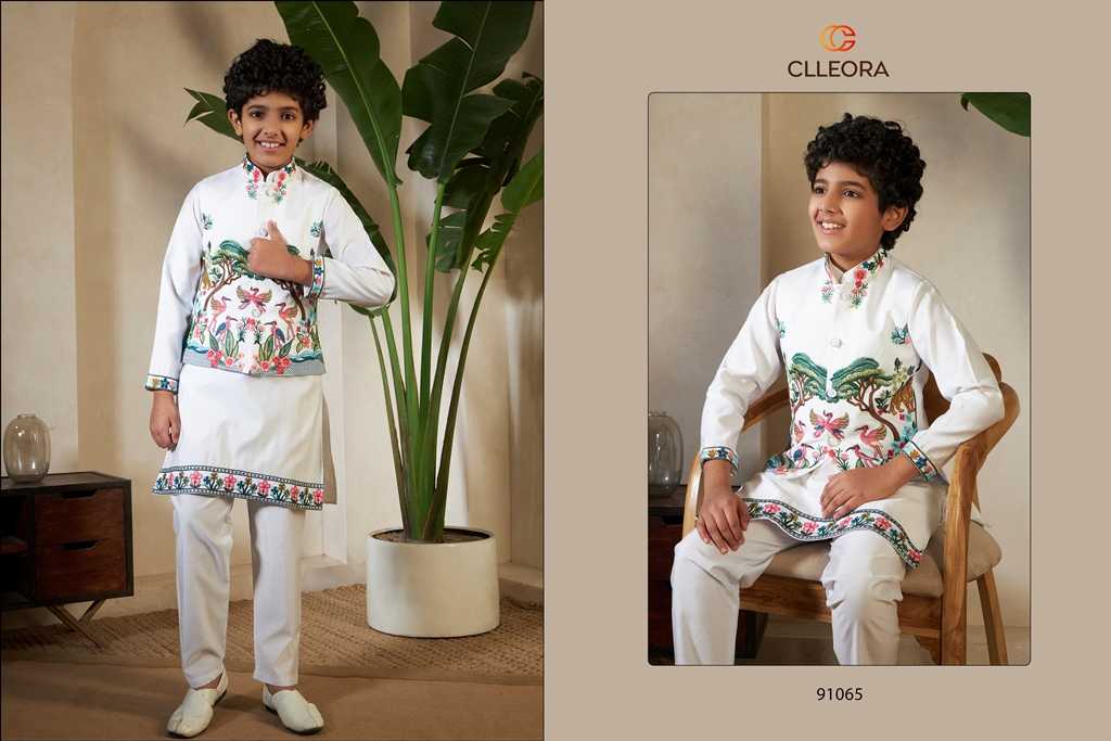 Ynf Silk Viscose KESH481 CLLEORA ROYAL 91061 Kids Wear Wholesale Kids Traditional Outfits Kids Kurta Pajama Kids Festive Wear Manufacturer- Kids Exports