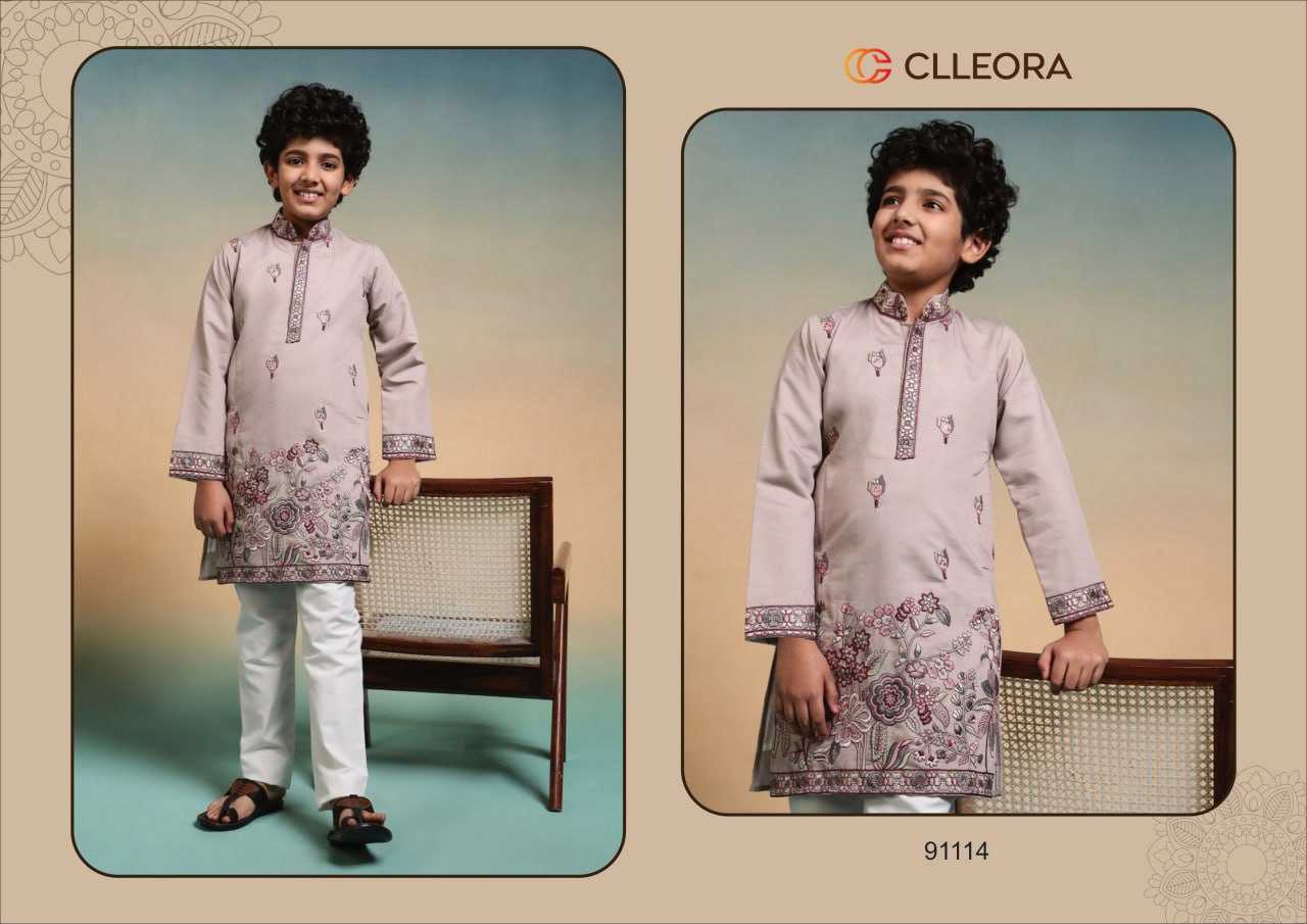 Ynf Silk Viscose RIN202 lalu Kids Wear Wholesale Kids Ethnic Wear Kids Traditional Outfits Kids Kurta Pajama Manufacturer- Kids Exports