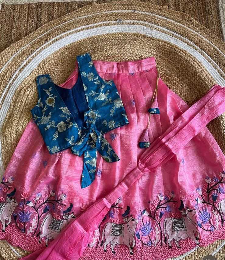 Ynf Soft Gold Crush RIN235 135 Kids Wear Festive Collections Wholesale Kids Lehenga Kids Lehenga Choli Kids Party Wear Ethnic Manufacturer- Kids Exports