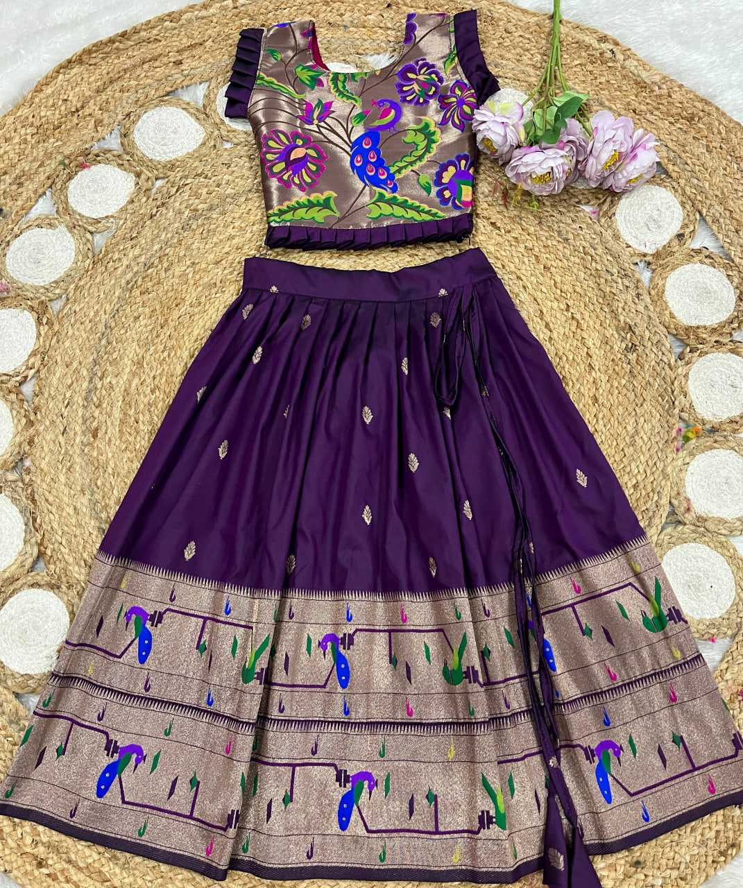 Ynf Soft Silk KESH685 116 Kids Wear Festive Collections Wholesale Kids Lehenga Kids Lehenga Choli Kids Festive Wear Manufacturer- Kids Exports