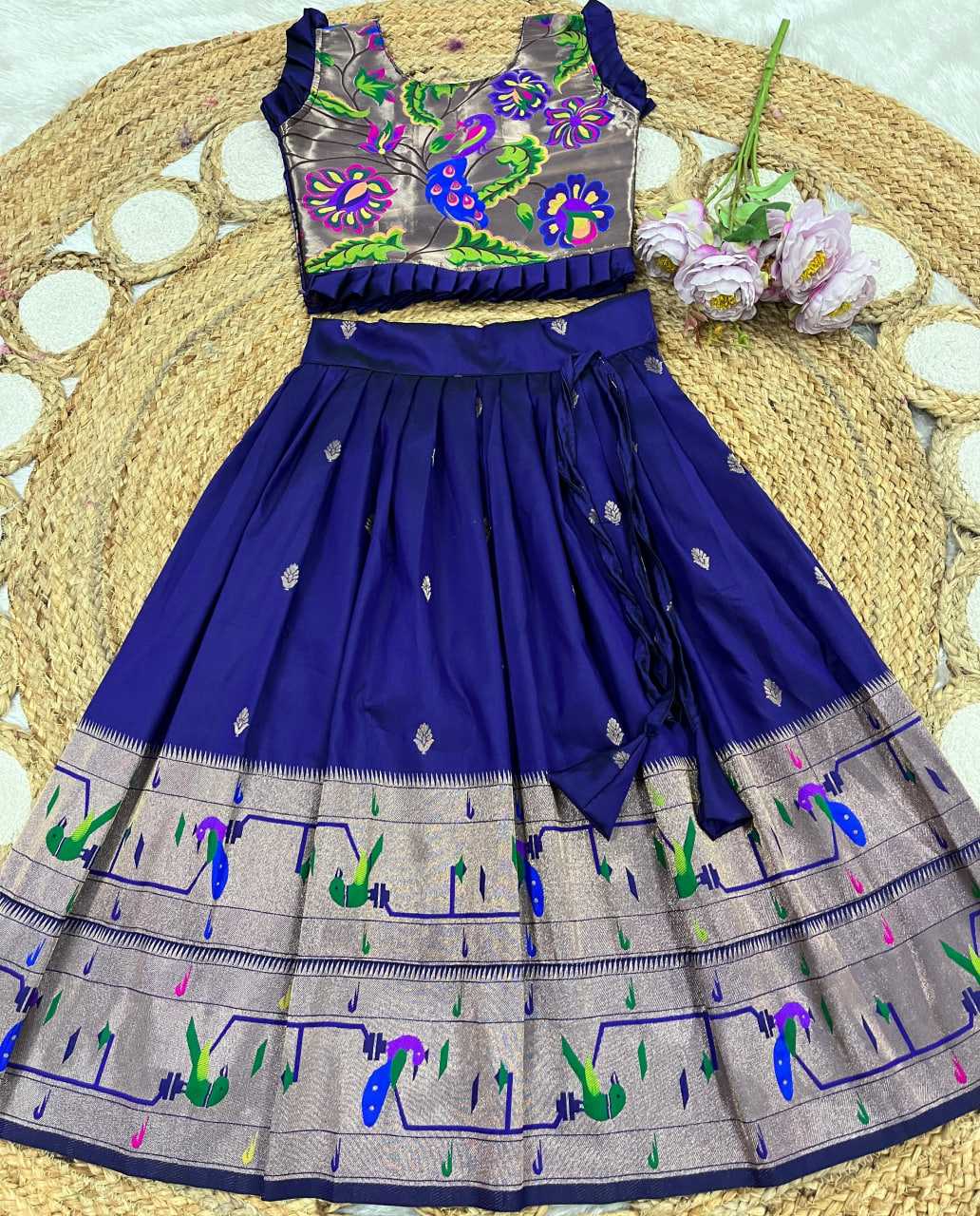 Ynf Soft Silk KESH685 116 Kids Wear Festive Collections Wholesale Kids Lehenga Kids Lehenga Choli Kids Festive Wear Manufacturer- Kids Exports