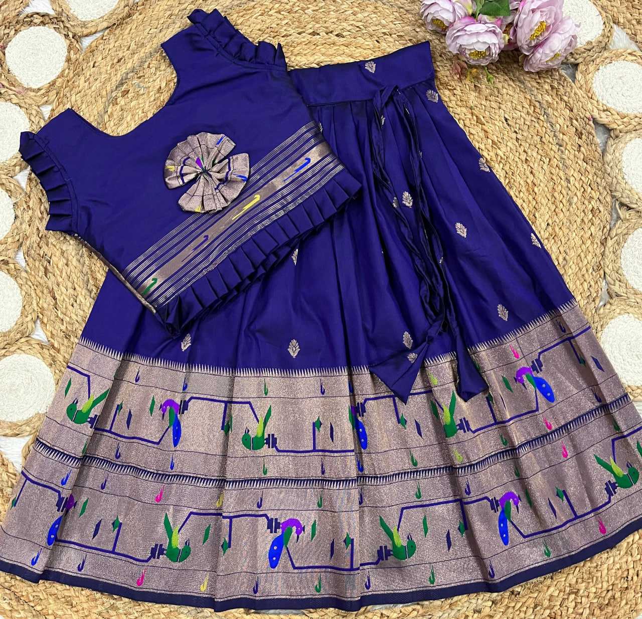 Ynf Soft Silk KESH685 116 Kids Wear Festive Collections Wholesale Kids Lehenga Kids Lehenga Choli Kids Festive Wear Manufacturer- Kids Exports
