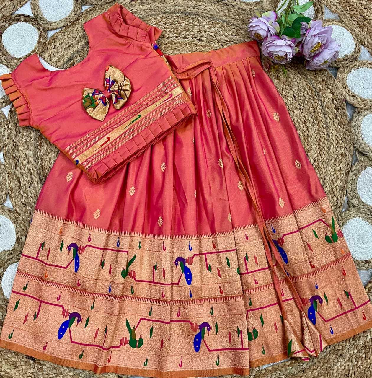 Ynf Soft Silk KESH685 116 Kids Wear Festive Collections Wholesale Kids Lehenga Kids Lehenga Choli Kids Festive Wear Manufacturer- Kids Exports
