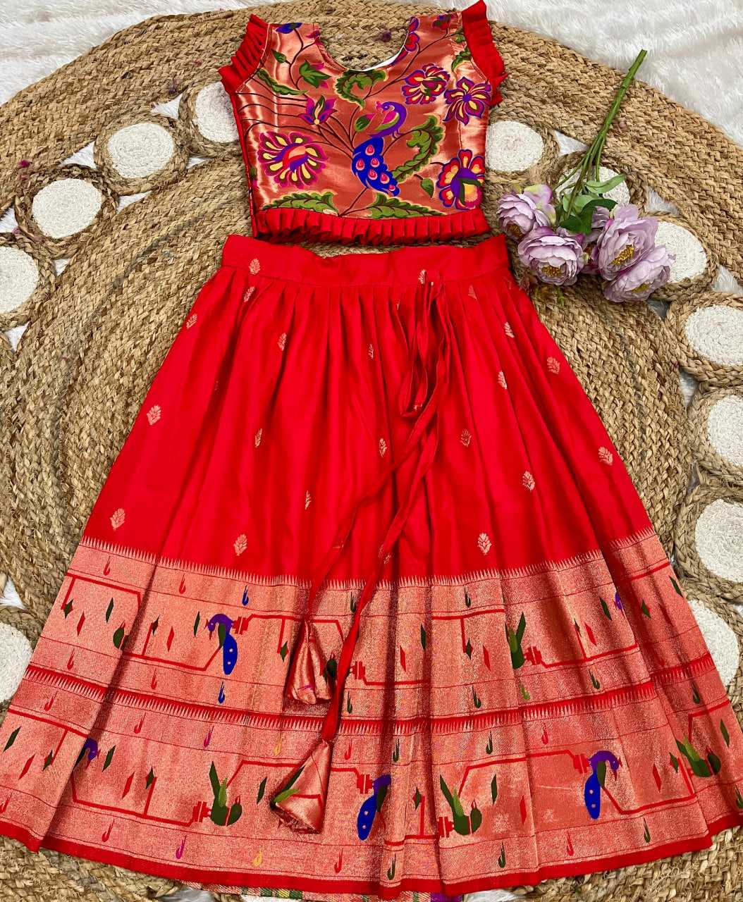 Ynf Soft Silk KESH685 116 Kids Wear Festive Collections Wholesale Kids Lehenga Kids Lehenga Choli Kids Festive Wear Manufacturer- Kids Exports