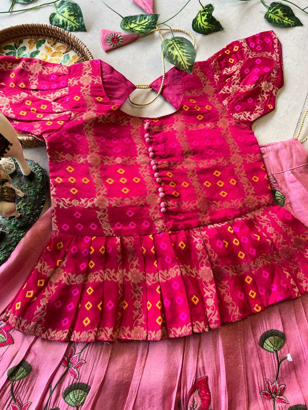 Ynf Soft Tissue RIN235 102 Kids Wear Festive Collections Wholesale Kids Lehenga Kids Lehenga Choli Baby Girl Lehenga Manufacturer- Kids Exports