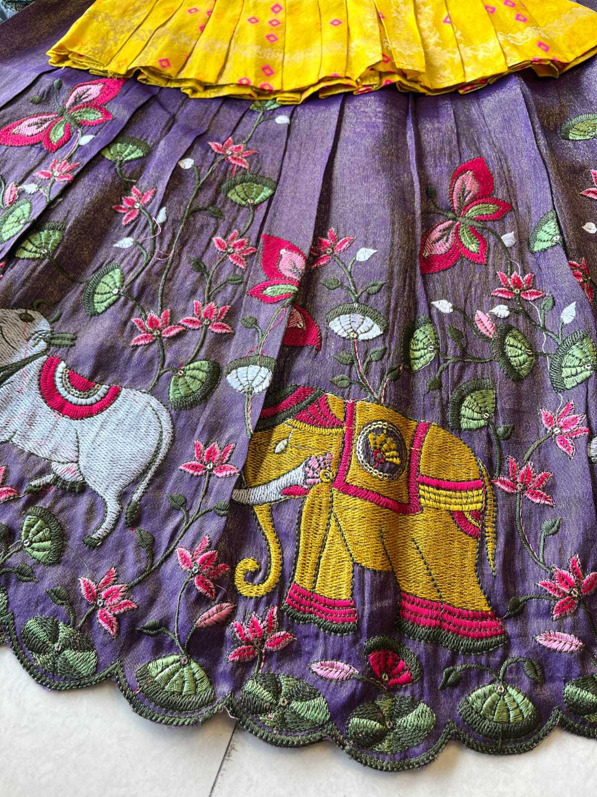 Ynf Soft Tissue RIN235 102 Kids Wear Festive Collections Wholesale Kids Lehenga Kids Lehenga Choli Baby Girl Lehenga Manufacturer- Kids Exports