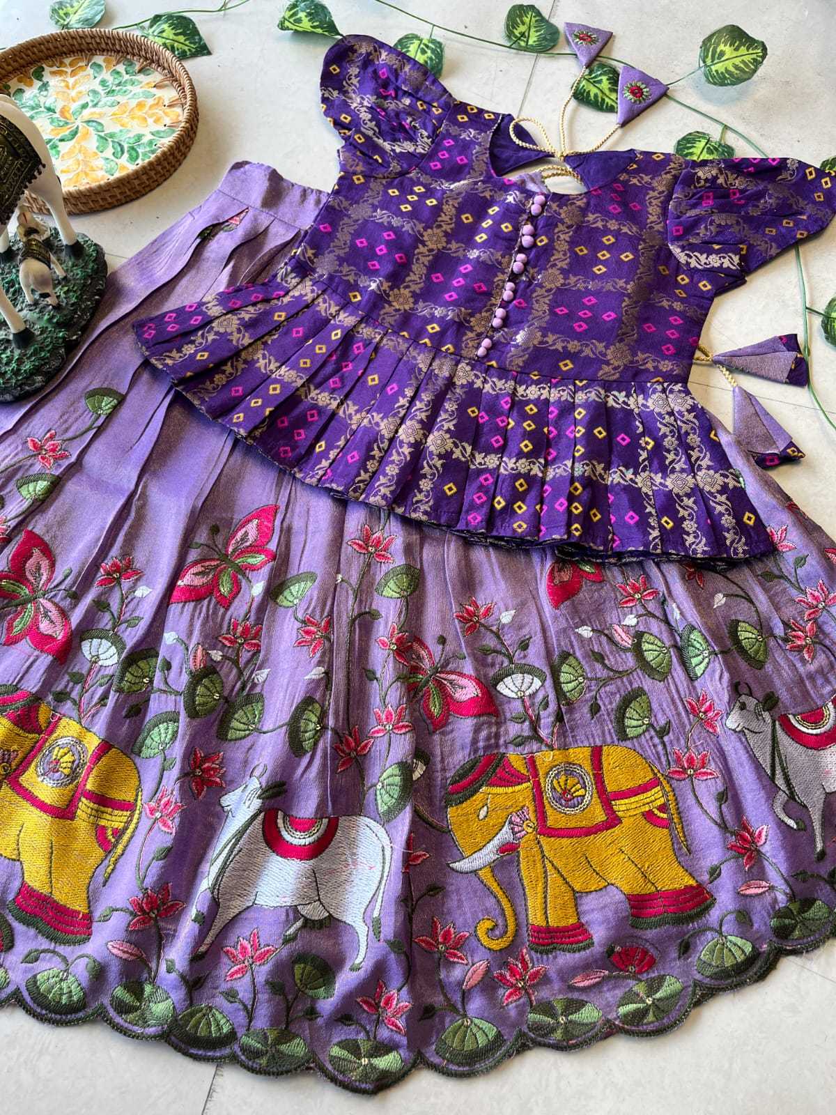 Ynf Soft Tissue RIN235 102 Kids Wear Festive Collections Wholesale Kids Lehenga Kids Lehenga Choli Baby Girl Lehenga Manufacturer- Kids Exports