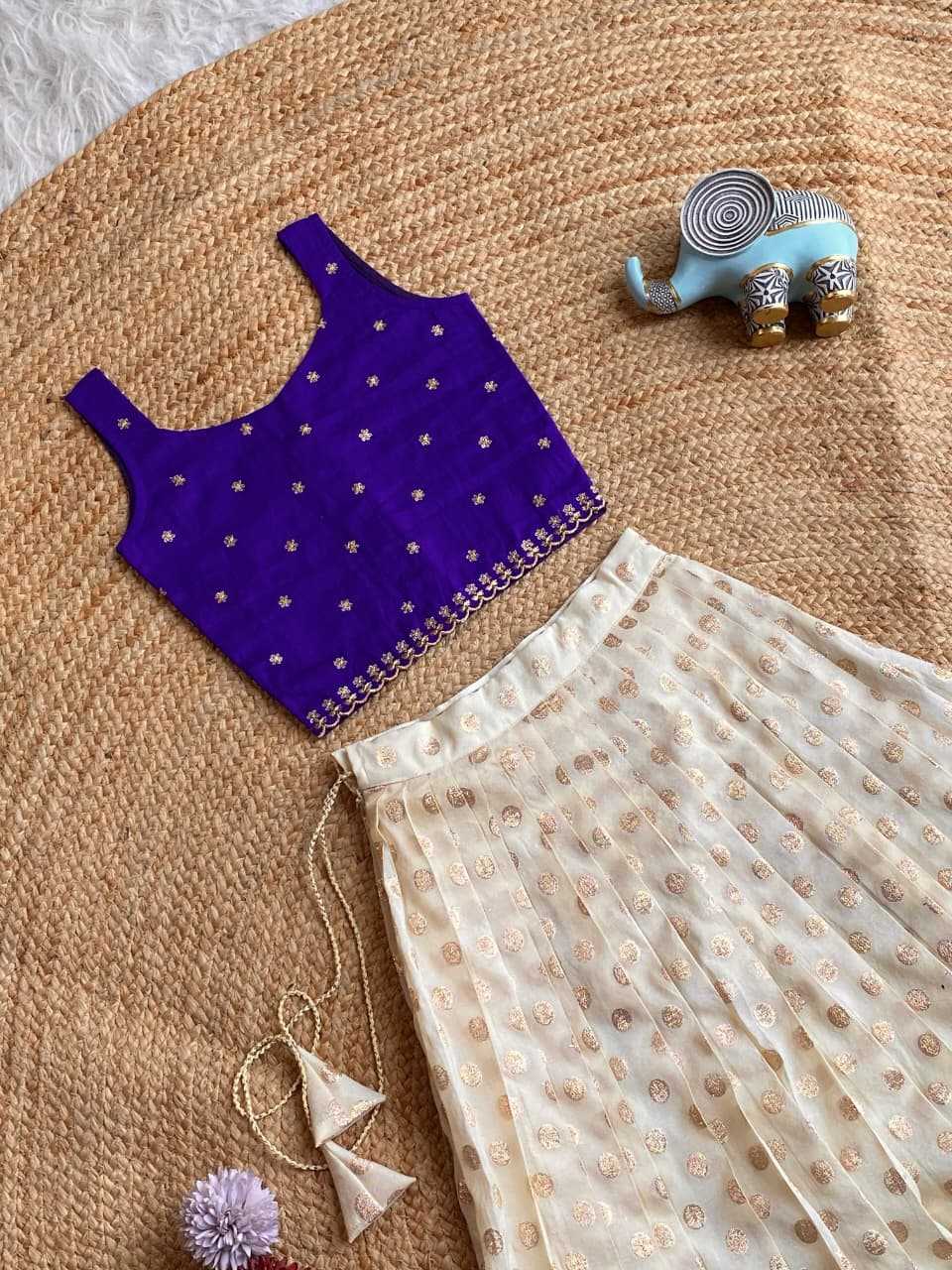 Ynf Viscose KESH249 102 Kids Wear Festive Collections Wholesale Kids Lehenga Choli Kids Festive Wear Kids Party Wear Ethnic Manufacturer- Kids Exports