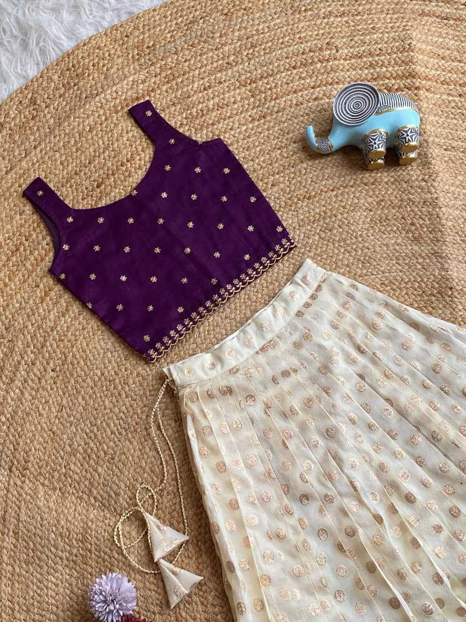 Ynf Viscose KESH249 102 Kids Wear Festive Collections Wholesale Kids Lehenga Choli Kids Festive Wear Kids Party Wear Ethnic Manufacturer- Kids Exports