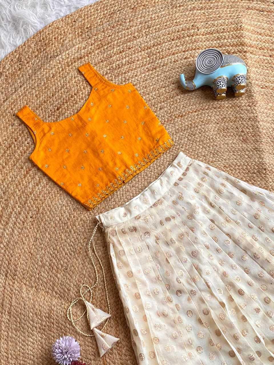 Ynf Viscose KESH249 102 Kids Wear Festive Collections Wholesale Kids Lehenga Choli Kids Festive Wear Kids Party Wear Ethnic Manufacturer- Kids Exports