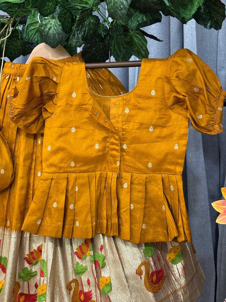 Ynf Cotton KESH107 POUR Kids Wear Wholesale Girls Cotton Frocks Kids Designer Frock Kids Party Wear Ethnic Manufacturer- Kids Exports