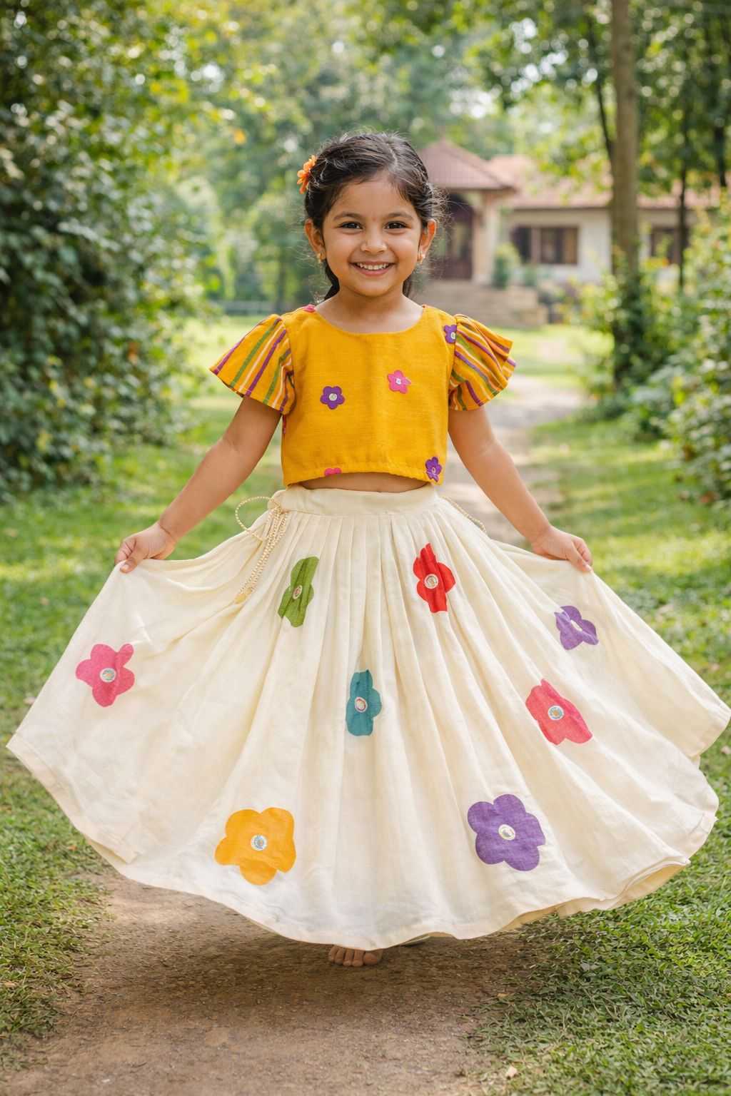 Ynf Cotton KESH249 2131 Kids Wear Wholesale Kids Lehenga Kids Lehenga Choli Baby Girl Lehenga Manufacturer- Kids Exports