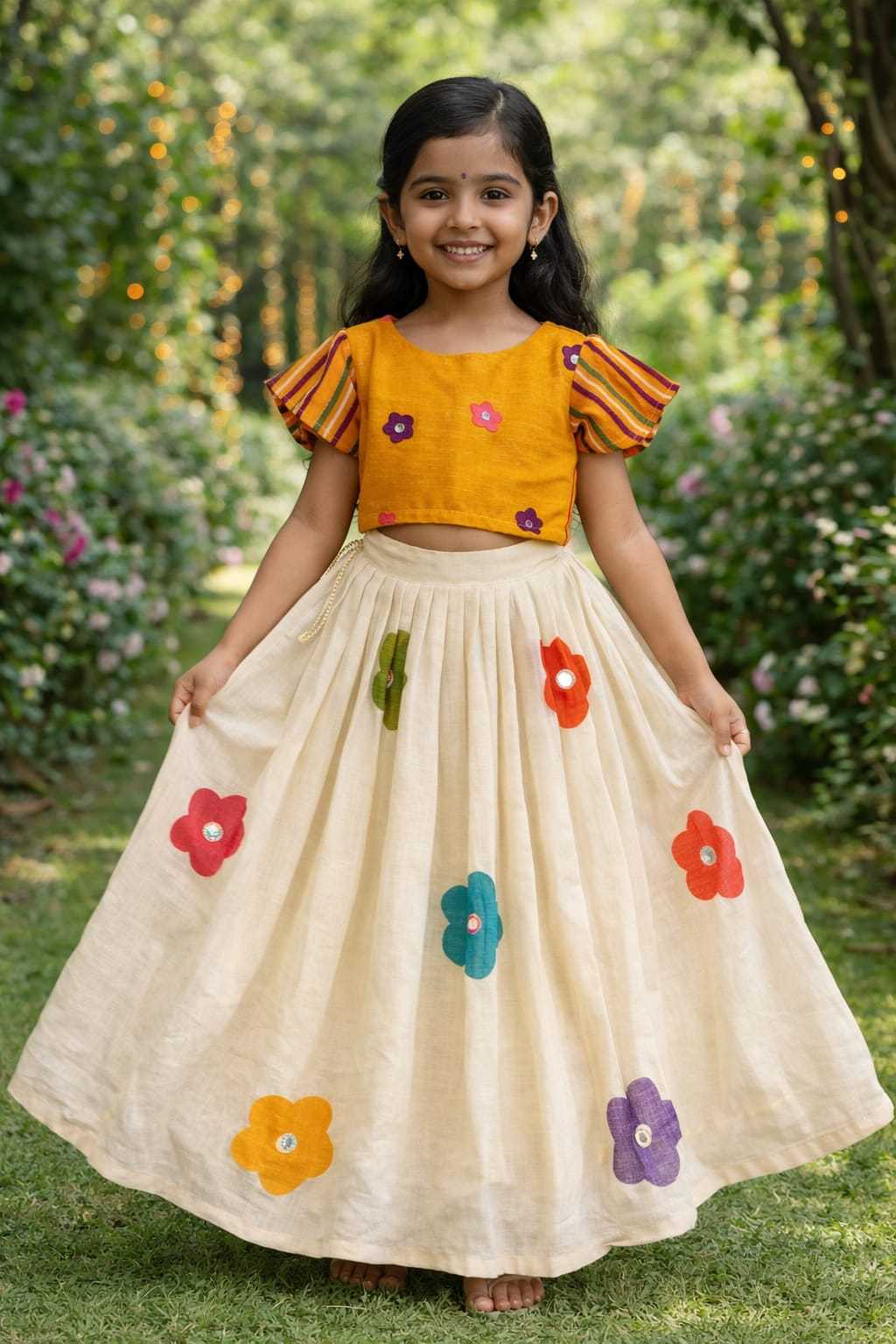 Ynf Cotton KESH249 2131 Kids Wear Wholesale Kids Lehenga Kids Lehenga Choli Baby Girl Lehenga Manufacturer- Kids Exports