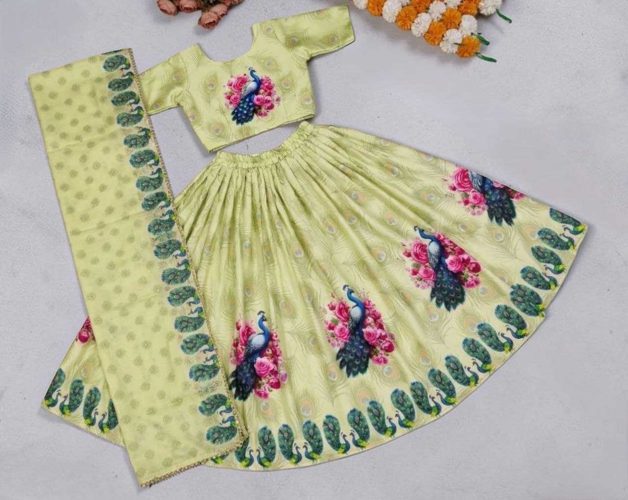 Ynf Cotton KESH461 167 Kids Wear Wholesale Kids Lehenga Kids Festive Wear Kids Party Wear Ethnic Manufacturer- Kids Exports