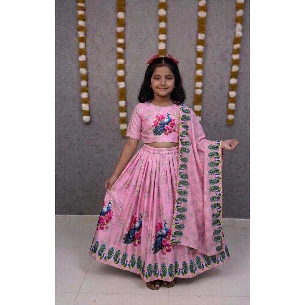 Ynf Cotton KESH461 167 Kids Wear Wholesale Kids Lehenga Kids Festive Wear Kids Party Wear Ethnic Manufacturer- Kids Exports