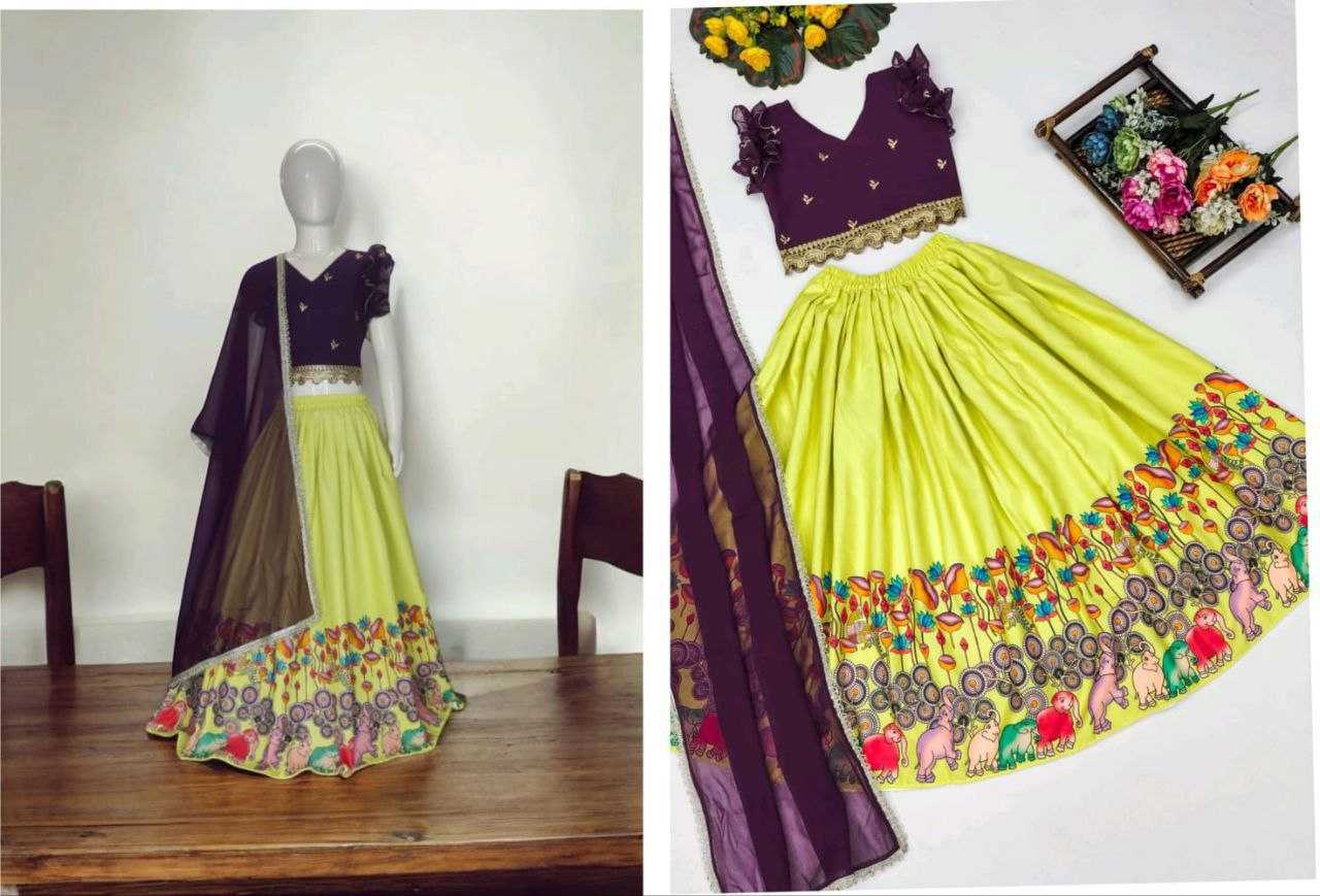 Ynf Cotton KESH461 172 Kids Wear Wholesale Kids Lehenga Kids Designer Frock Kids Traditional Outfits Manufacturer- Kids Exports