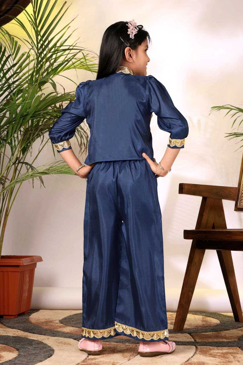 Ynf Cotton KESH461 236 Kids Wear Wholesale Kids Suit Embroidered Frock Girls Kurti Manufacturer- Kids Exports